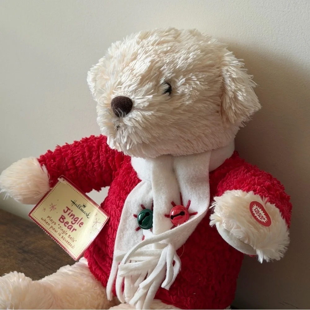 Vintage Hallmark Jingle Bear Plush